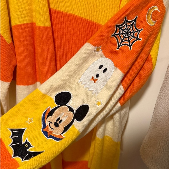 Disney Orange and Yellow Halloween Cardigan - Picture 4 of 6